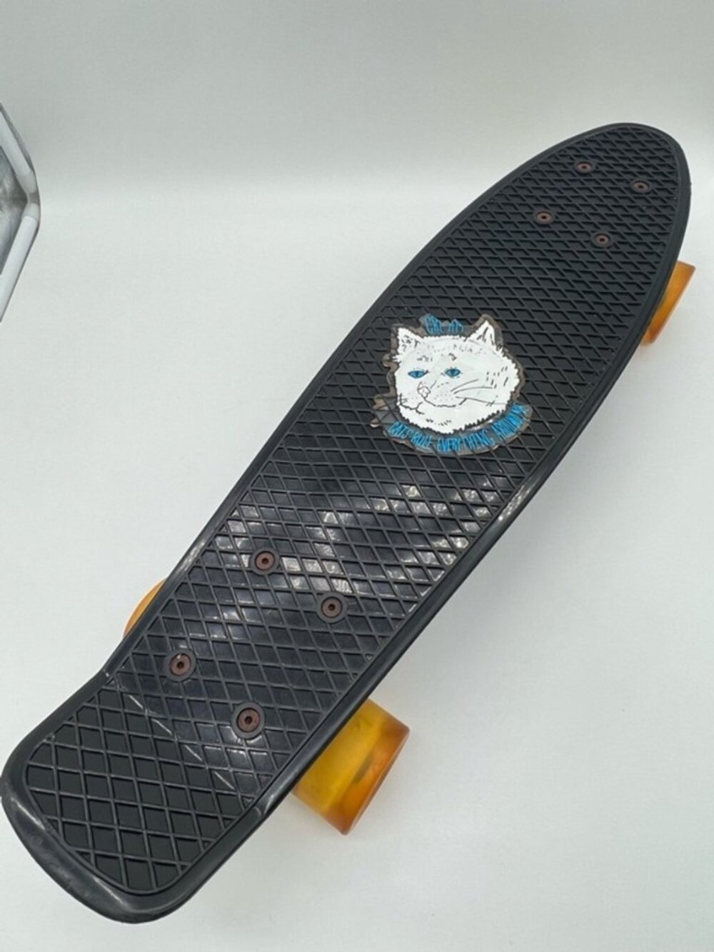 Penny Skateboards 22" Plastic Cruiser Black w/ LED Wheels